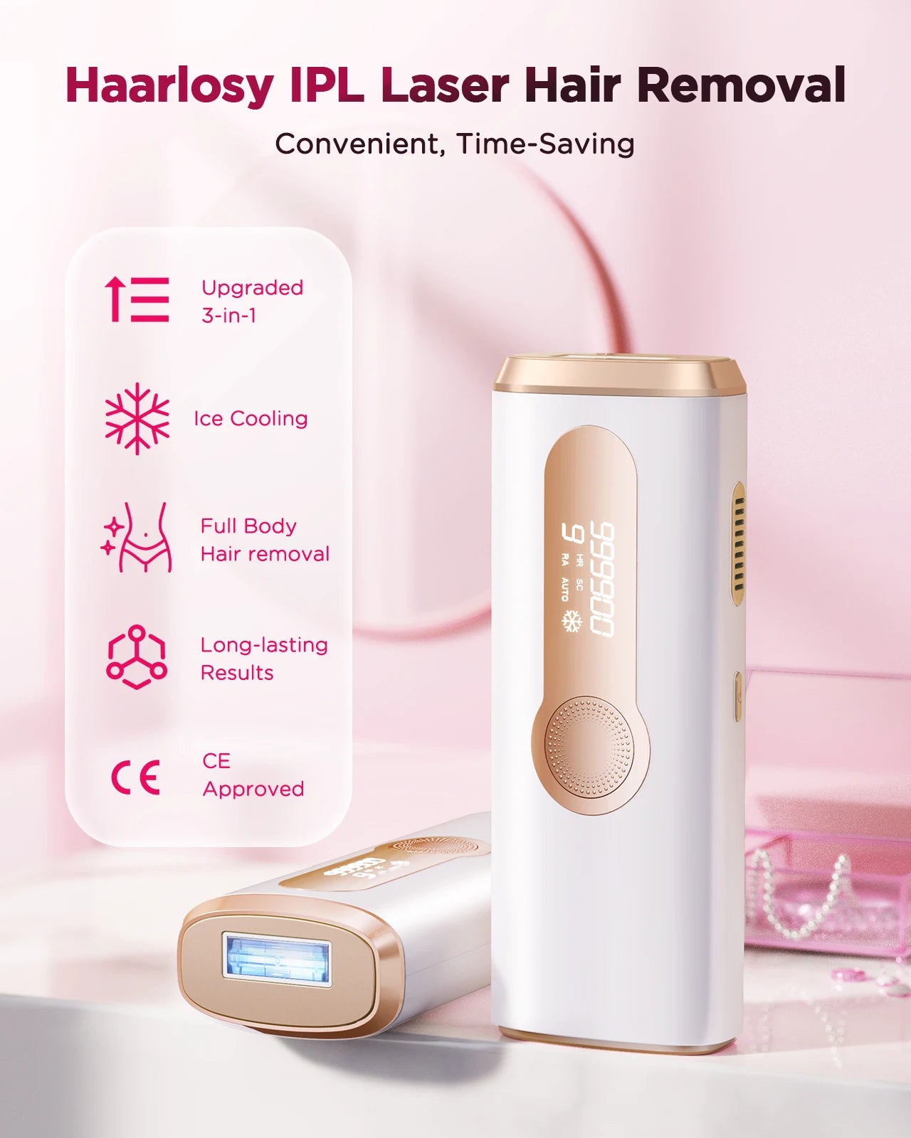 Flash Laser Epilator IPL Hair Removal For Men and Women Body Bikini Facial  Permanant Painless IPL Hair Remover Machine