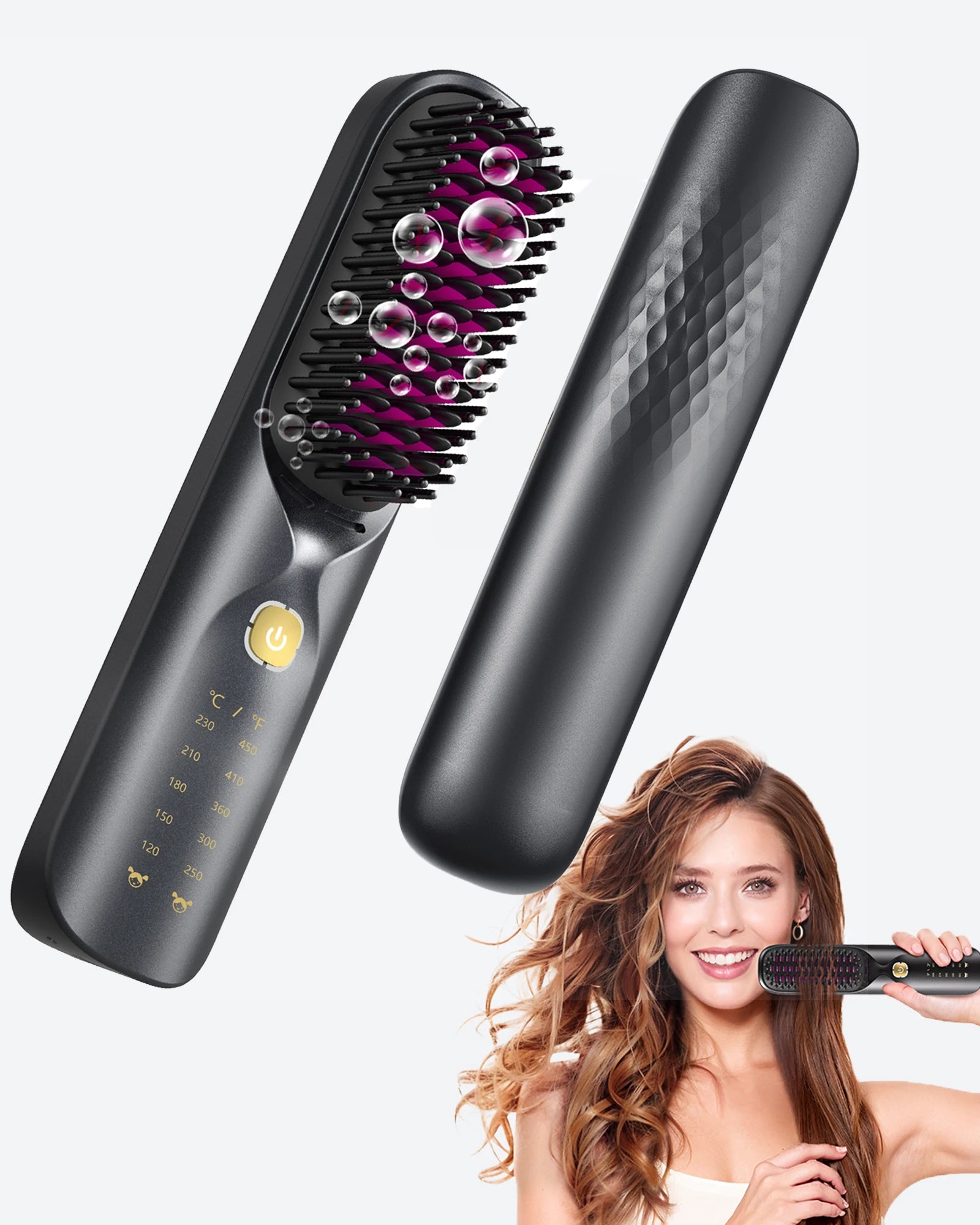 Heat Up Travel-Friendly Styling Brush