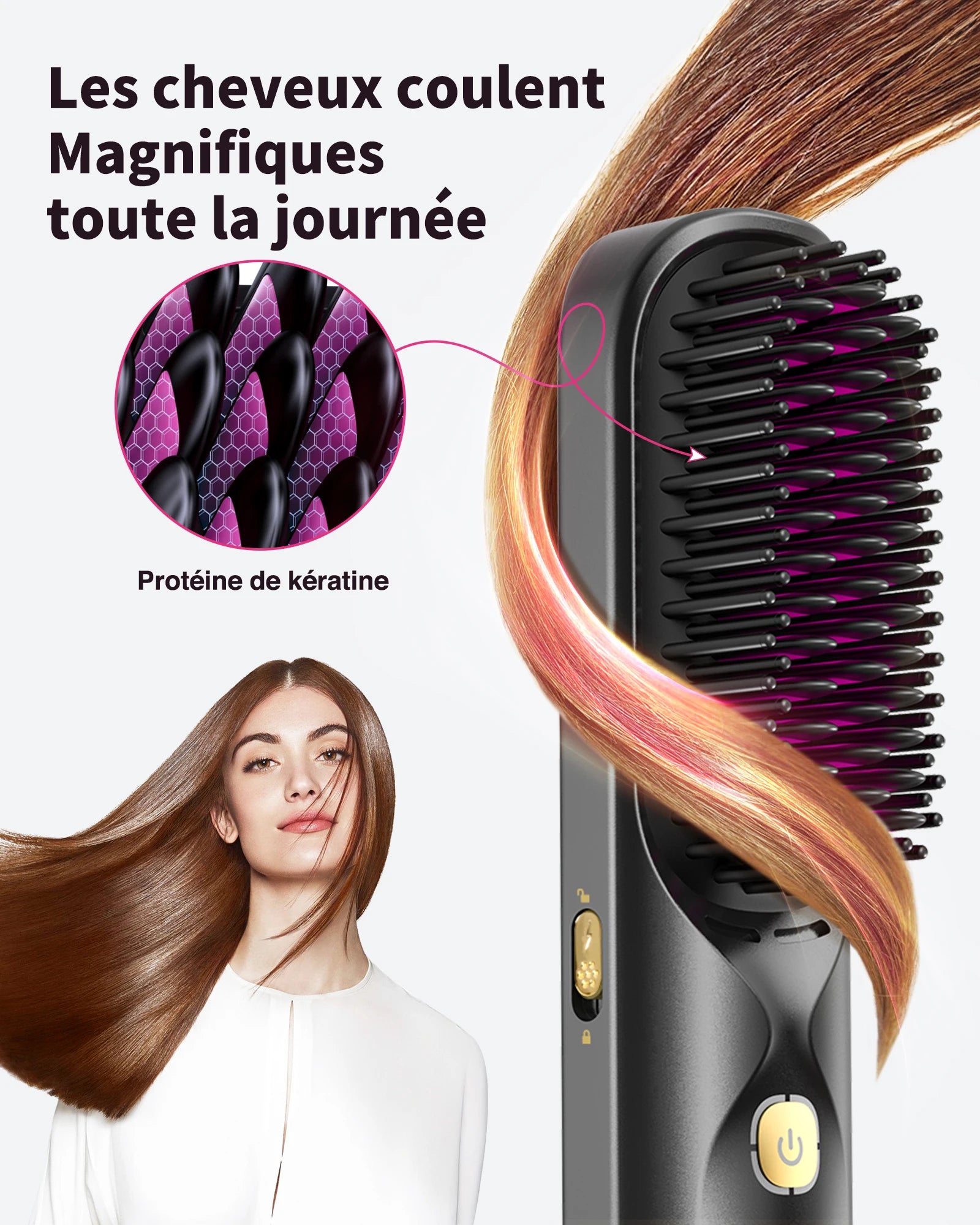 Heat Up Travel-Friendly Styling Brush