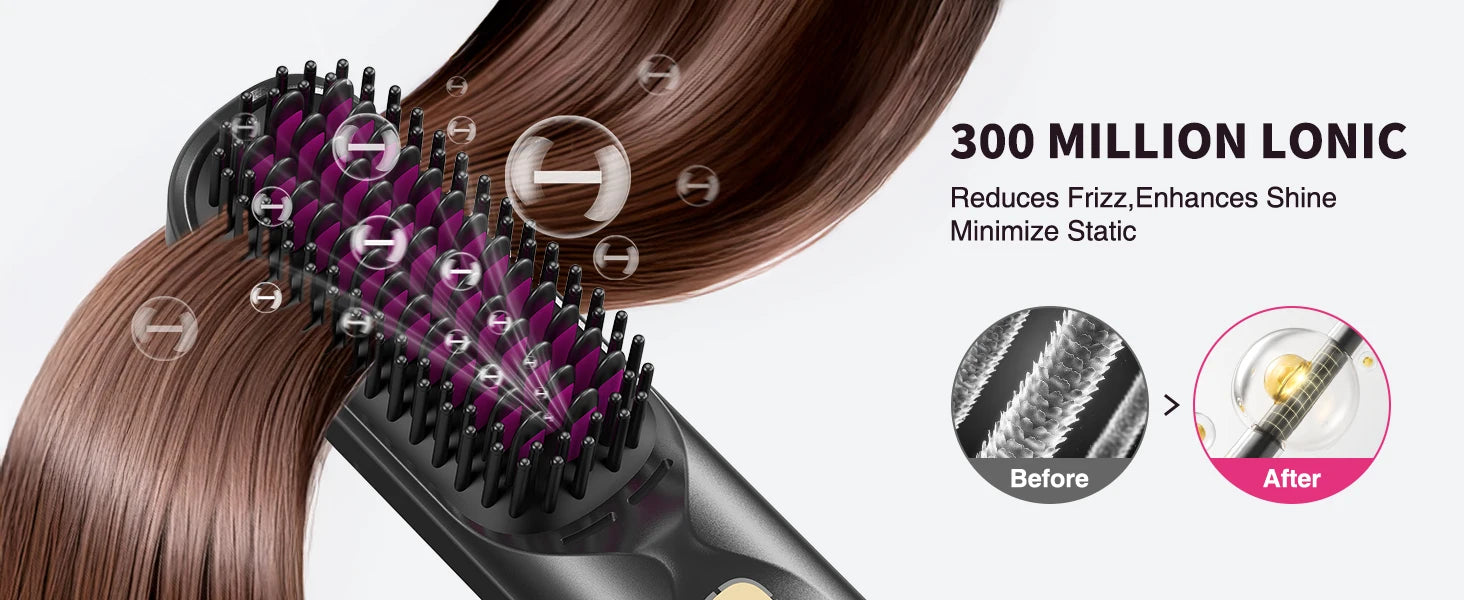 Heat Up Travel-Friendly Styling Brush
