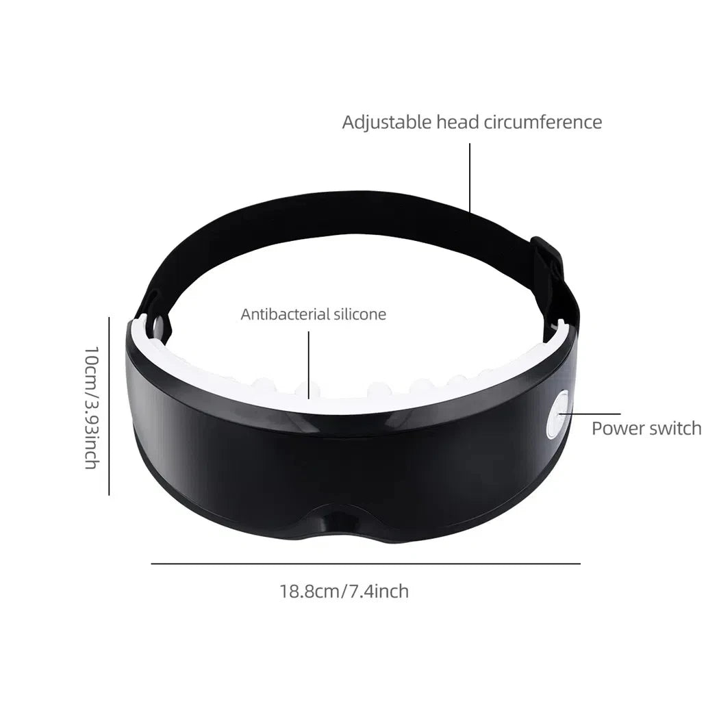 Eye Massager Magnetic Therapy Vibrator Smart Eye Massage Instrument Removal 9 Modes Relieves Fatigue Eyeball Massage