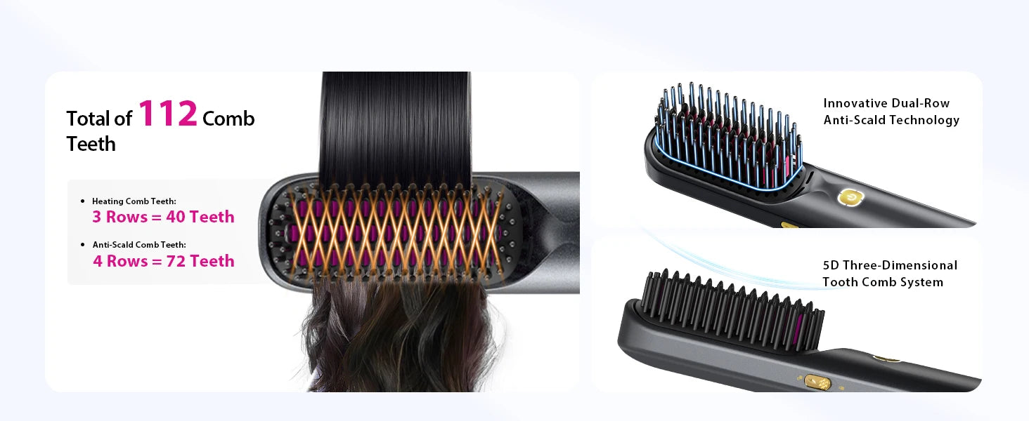 Heat Up Travel-Friendly Styling Brush