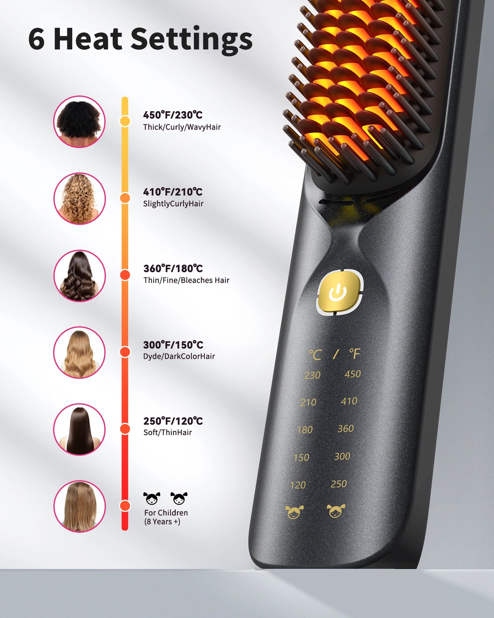 Heat Up Travel-Friendly Styling Brush
