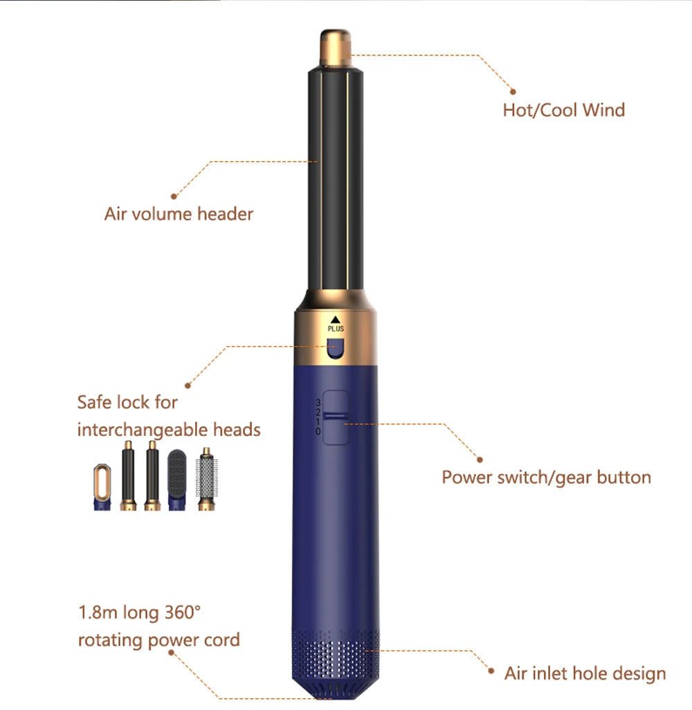 5-in-1 Hairstyling Tool is a revolutionary hair stylin