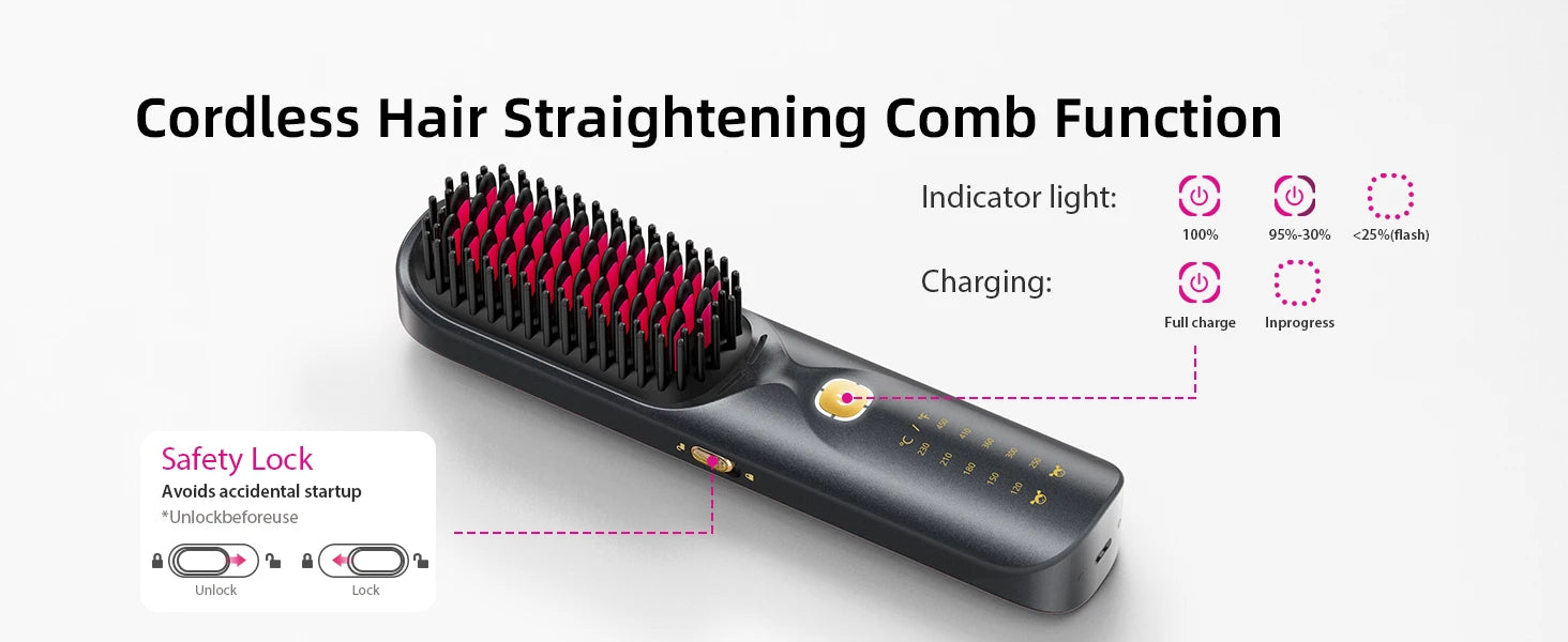 Heat Up Travel-Friendly Styling Brush